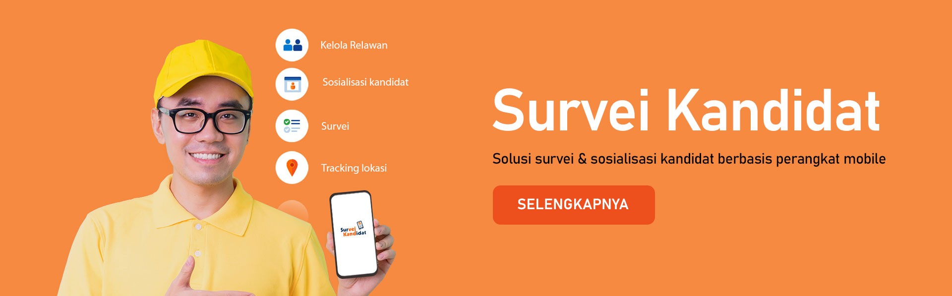 aplikasi survei canvasing politik kandidat